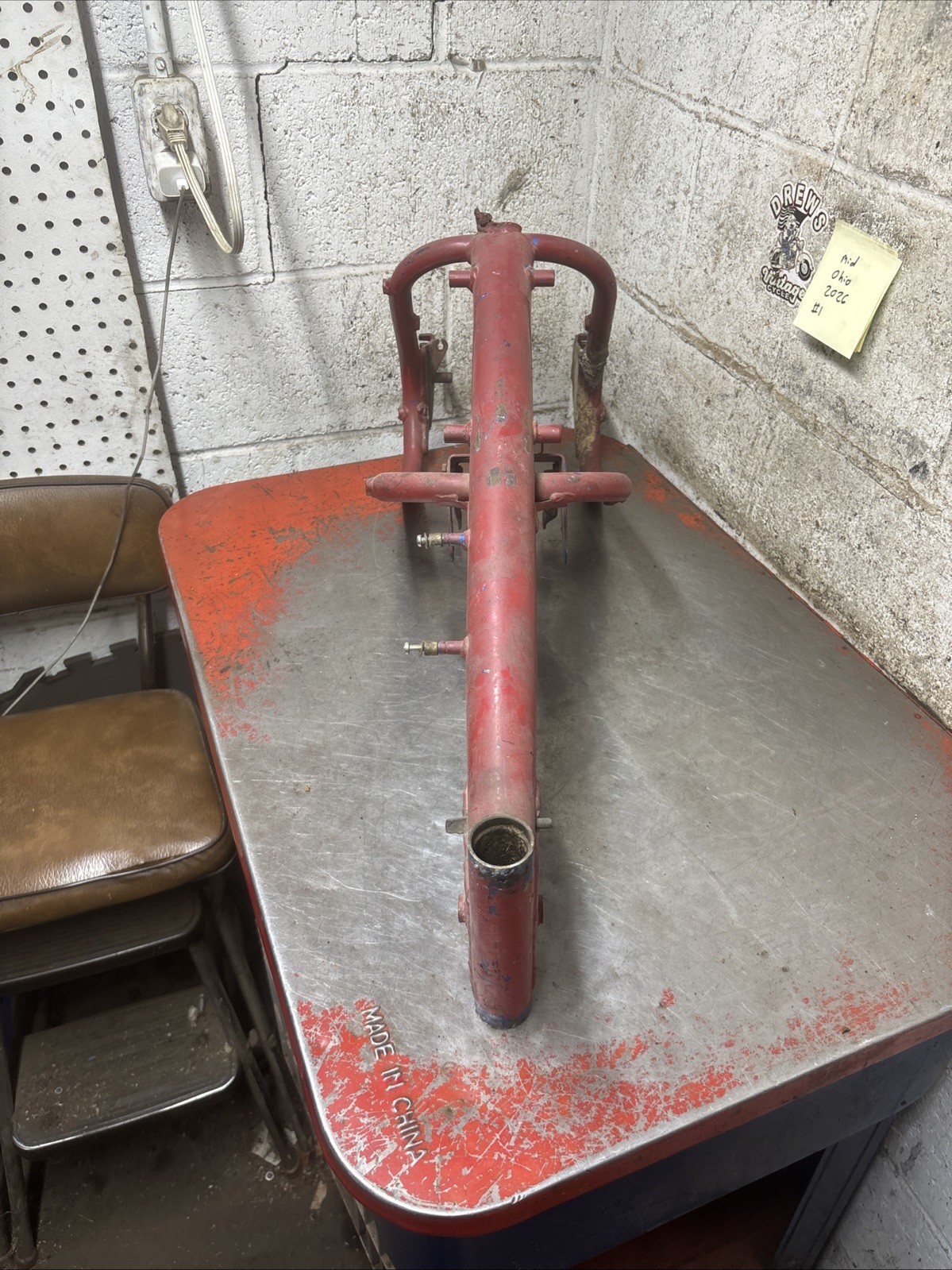 Honda Z50a Z50 Hardtail Frame For Parts Or Repair Original Oem