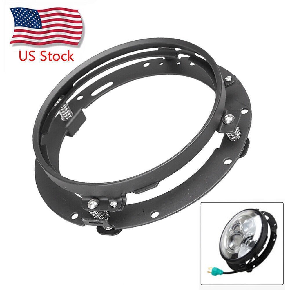 7″ LED Headlight Mounting Ring Bracket For Harley Davidson with 7″ Seal-beam