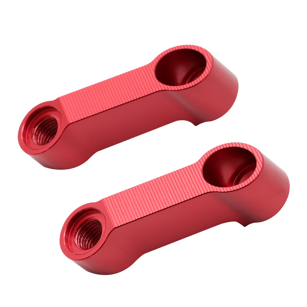 2pcs Motorcycle 8mm 10mm Rearview Mirror Mount Extender Bracket Clamp Dirt bike