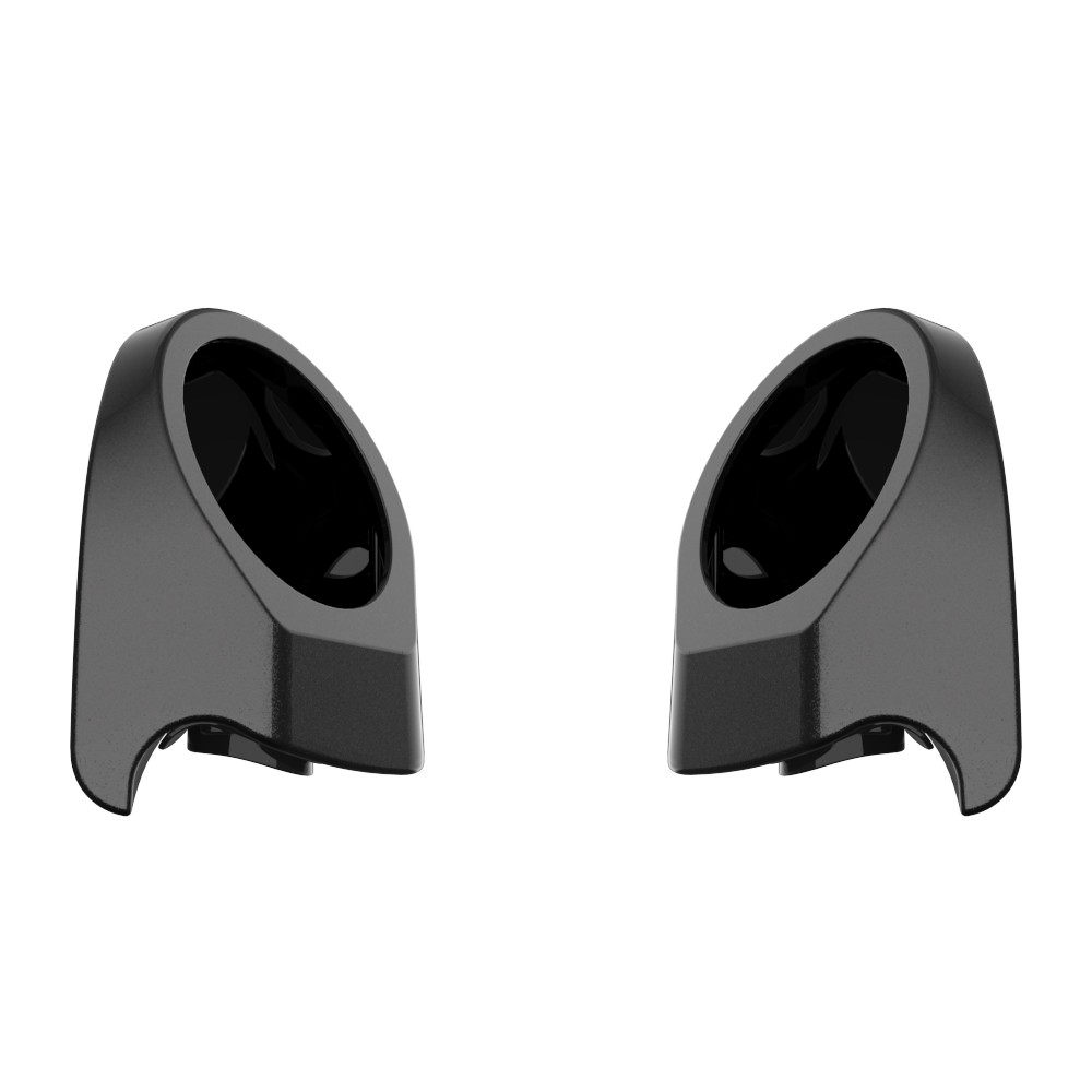 Fits Harley King Tour Pack BLACK QUARTZ Advanblack 6.5 inches Speaker Pods