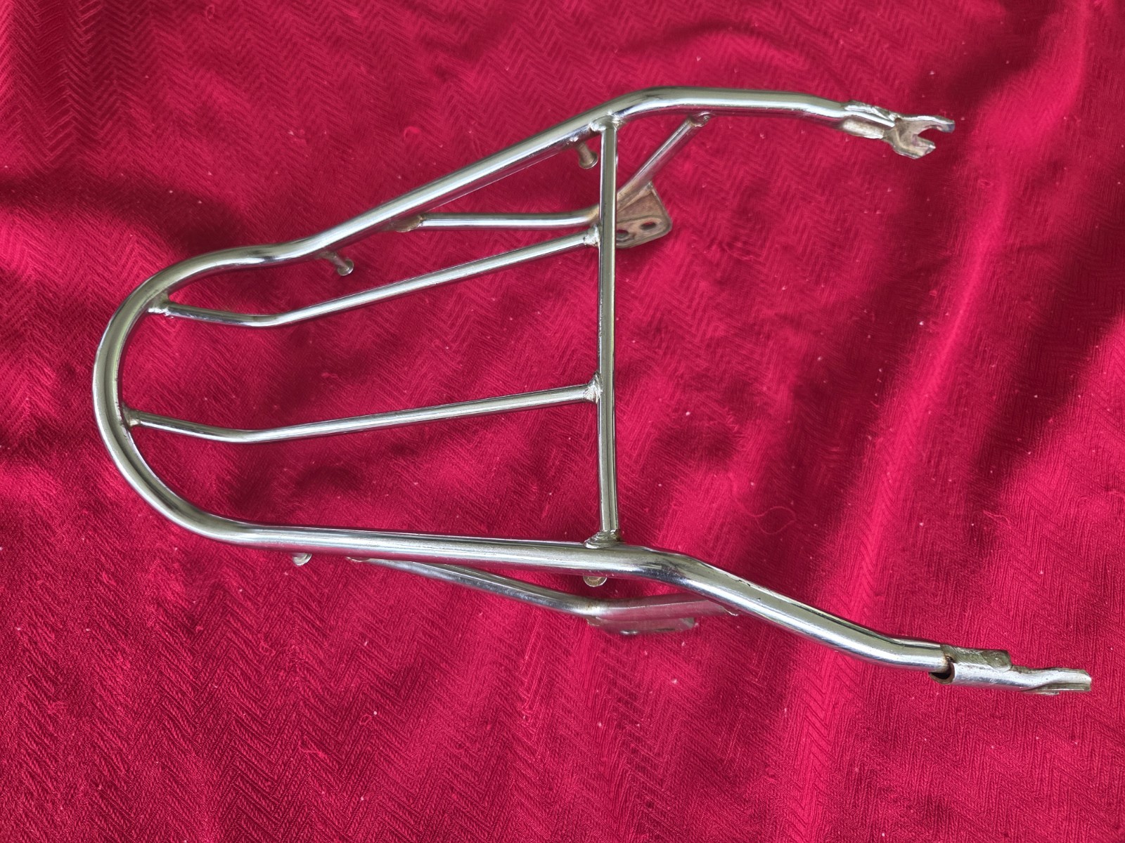 VERY NICE OEM YAMAHA 125 175 ENDURO AT1 AT2 AT3 CT1 CT2 CT3 CHROME LUGGAGE RACK