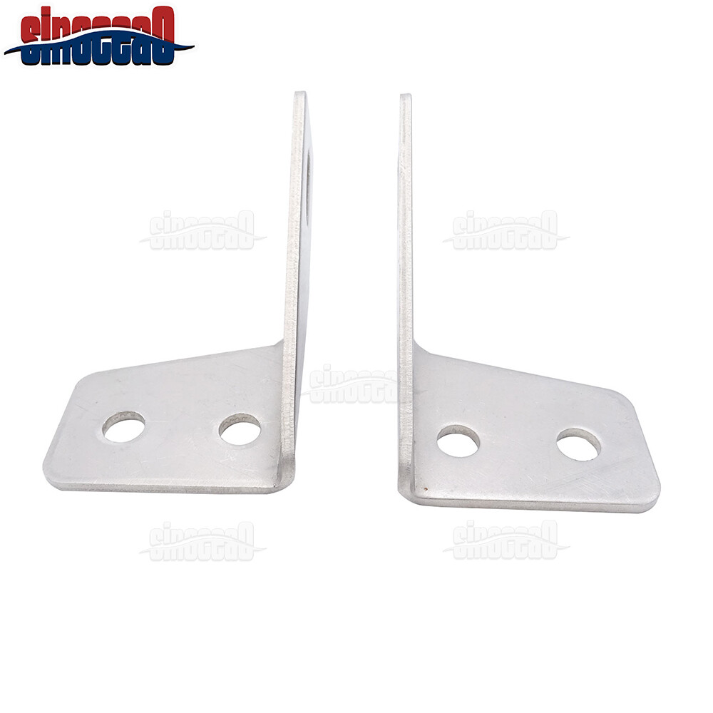 Stainless Steel Saddlebag Support Bracket Struts Repair For 85-08 Harley Touring