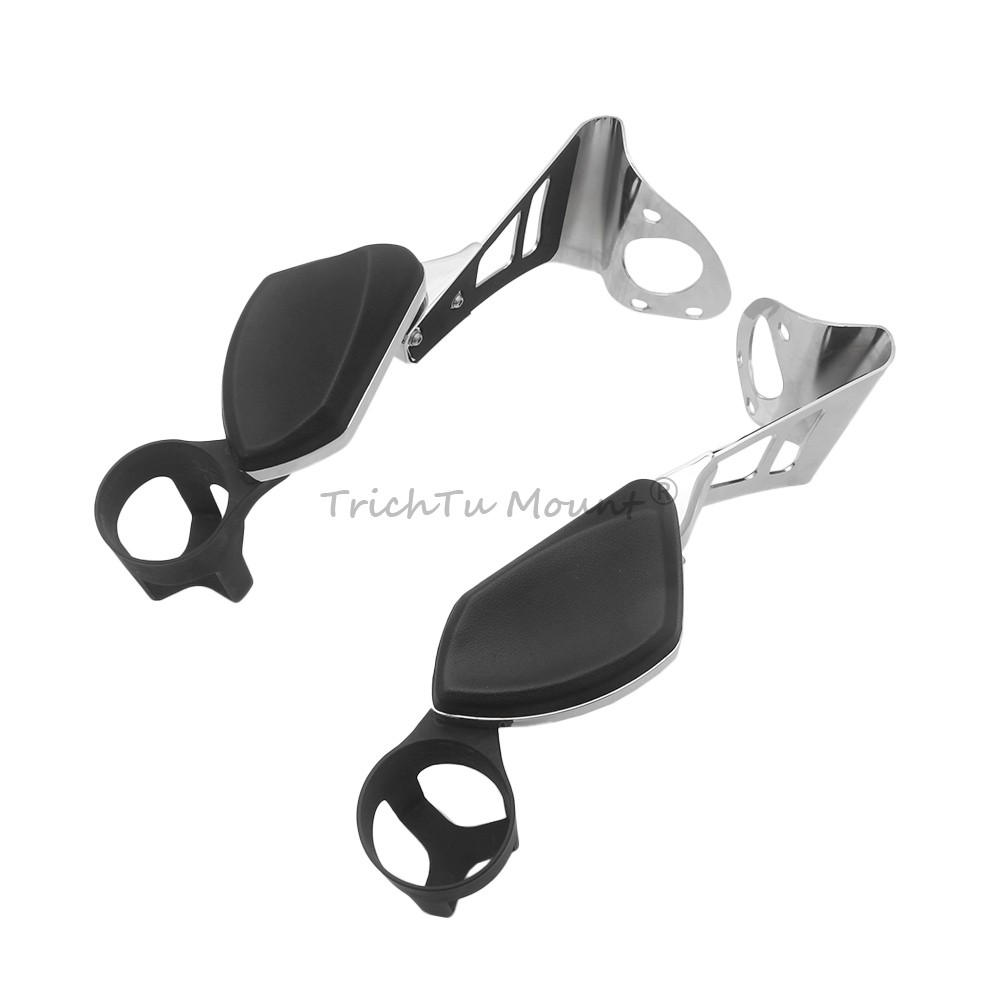 Rear Passenger Arm Rests W/Drink Holder For Harley Touring Electra Road Glide