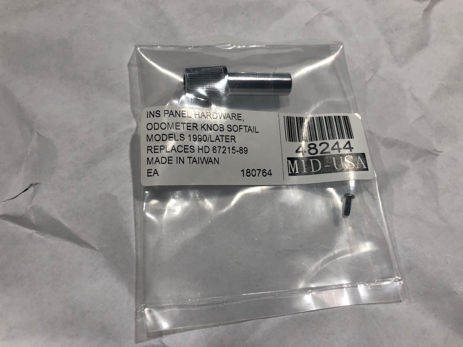 ODOMETER RESET KNOB w/screw softail 1990/95 67215-89