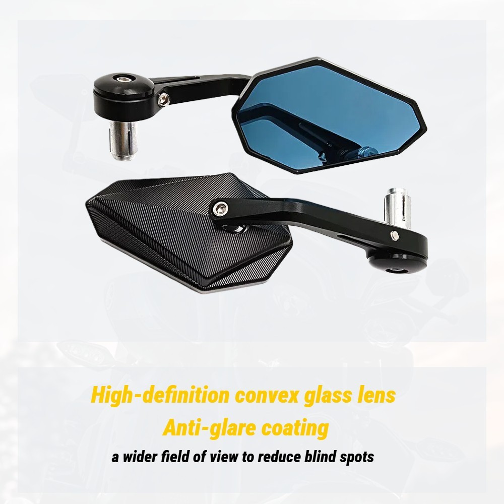 Pair of 7/8″ Handlebar CNC Aluminum Side Mirrors for Suzuki 2004-2017 Vstrom 650