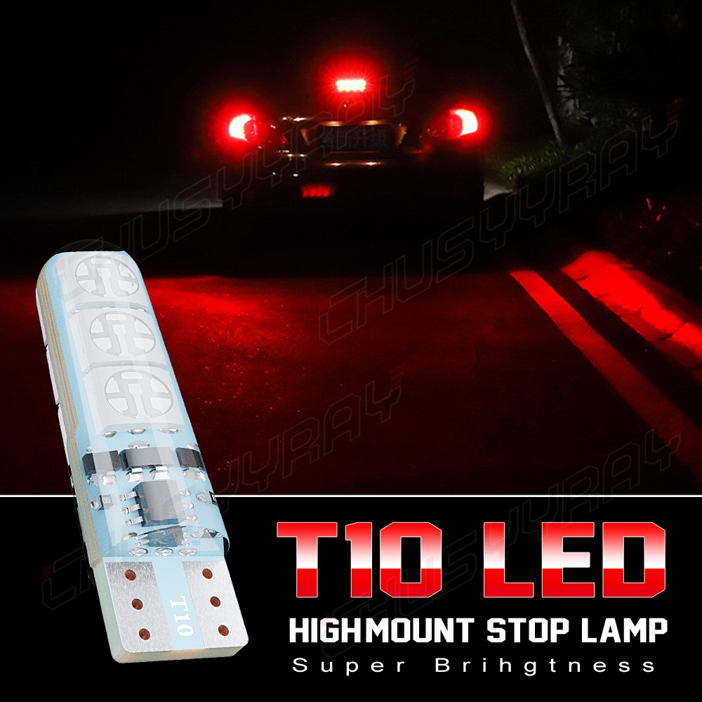 LED T10 Remote Control W5W Wedge RGB Color Changing Car Light Bulbs 6SMD 5050