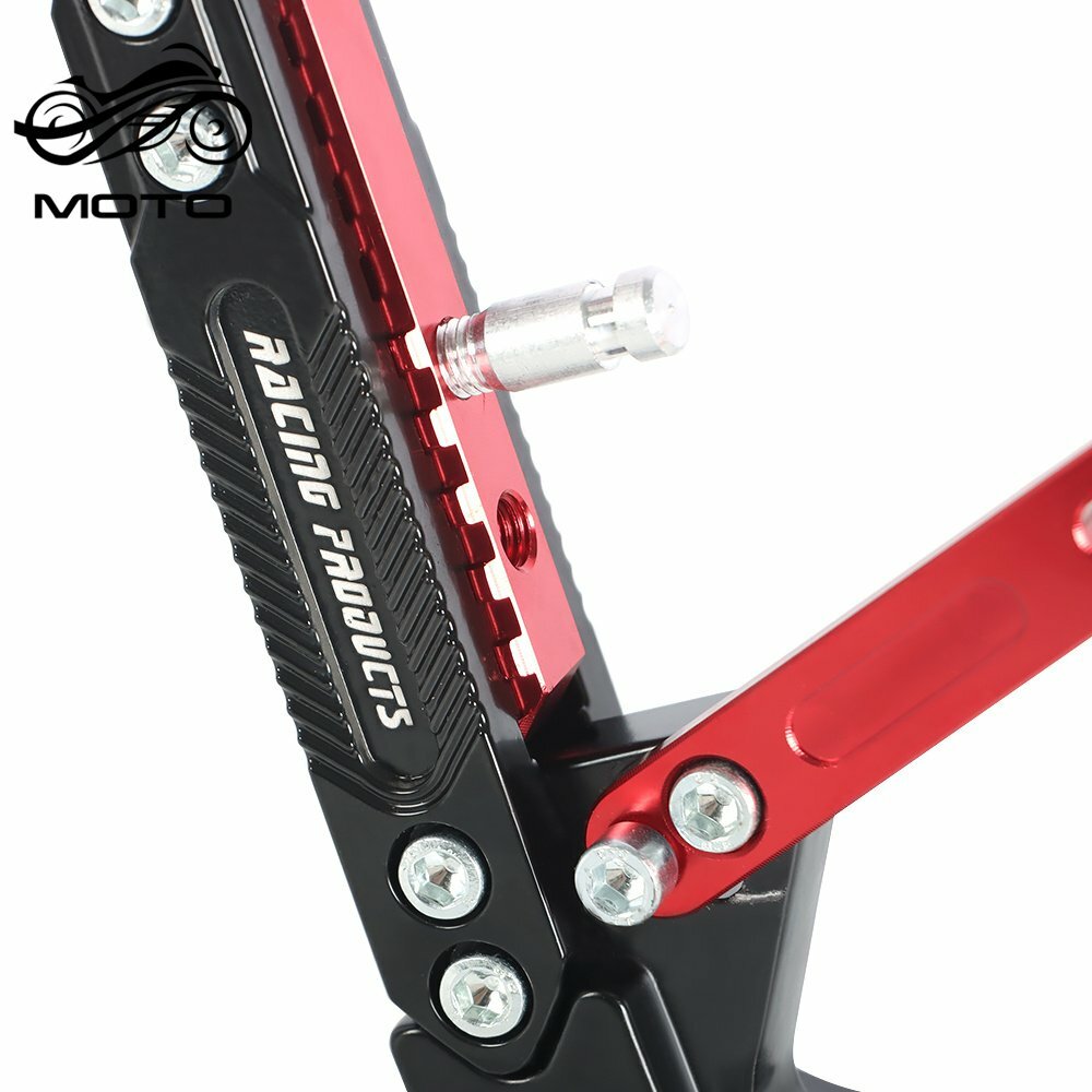 Motorcycle CNC Aluminum Alloy Kickstand Foot Side Support Kick Stand Adjustable