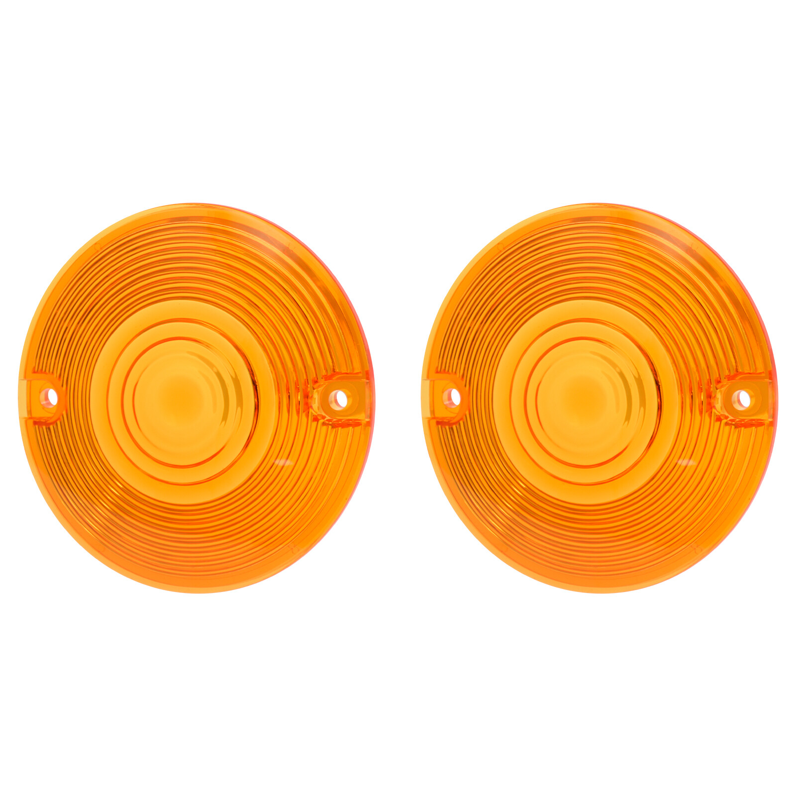 Amber Yellow Turn Signal Light Lens Cover For Harley Heritage Softail 1986-2023