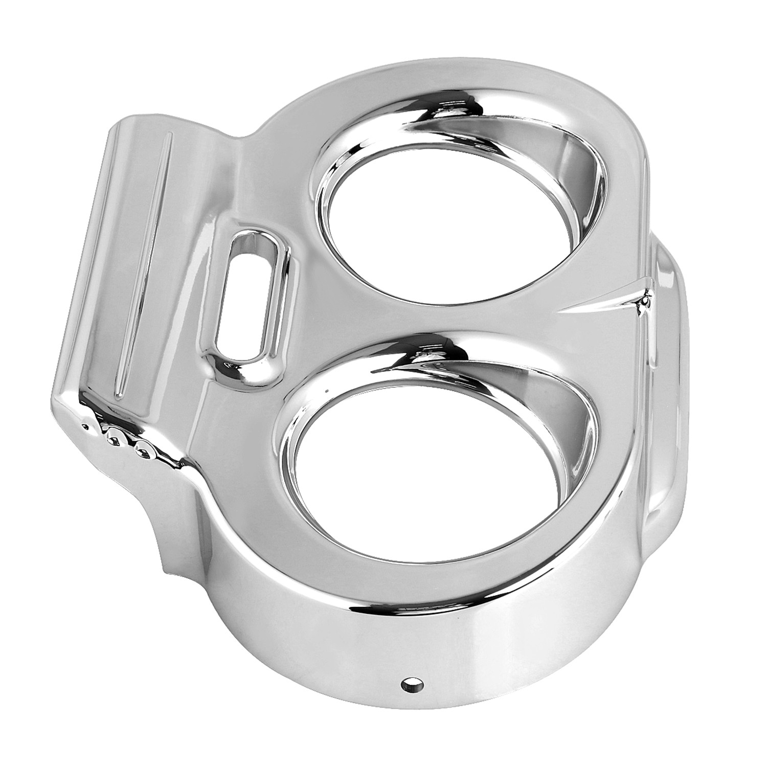 Chrome ABS Gauge Cover Nacelle Housing Fairing For Harley Road Glide 1998-2013