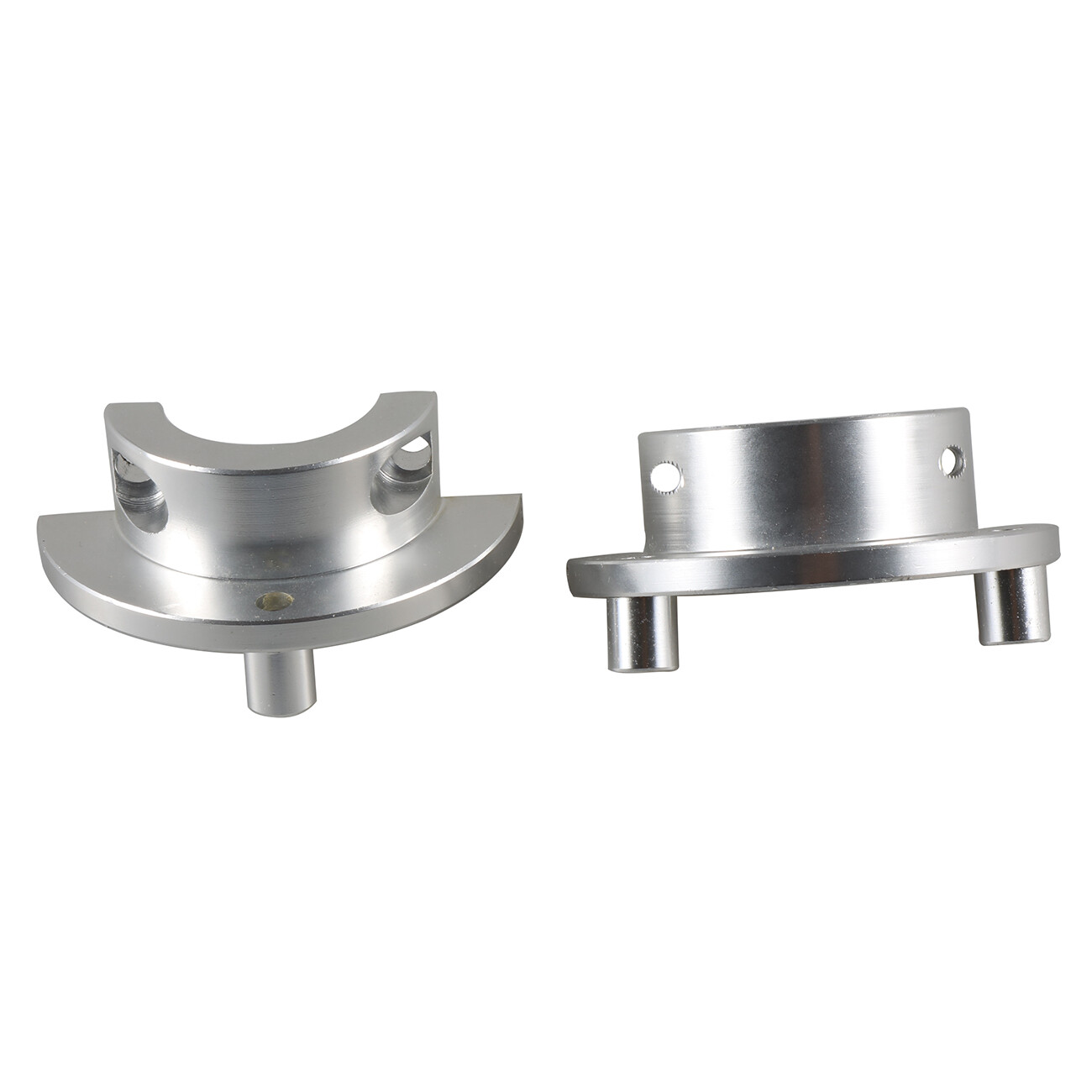 Silver 36mm CNC Adaptor For 1.5 Inch 66cc 80cc 100cc Motorized Bike Bicycle