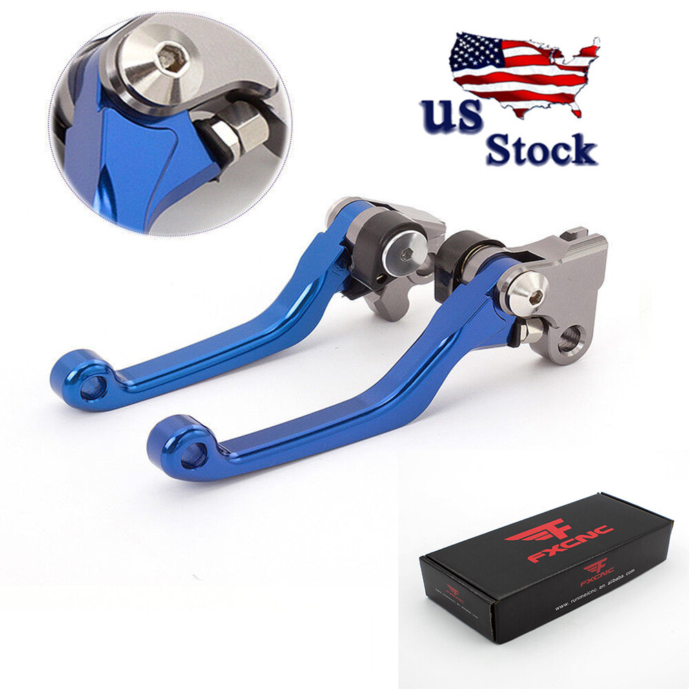 US Dirt Bike Pivot Brake Clutch Levers For Yamaha WR400F 96-99 YZ125/YZ250 01-07