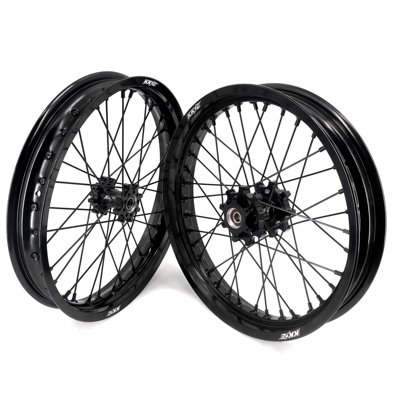 KKE 2.15*17/2.5*17” Spoked Wheels Rims For Talaria Sting MX3 R MX4 X3 xXx BLack