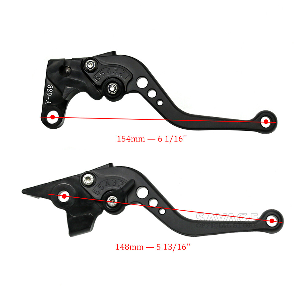 Yamaha MT-07 High quality Short Levers.2013 – 2020 Billet Aluminium.Clutch,Brake
