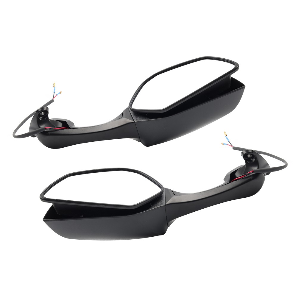 Rear View Mirrors w/ Turn Signals For Kawasaki Ninja ZX10R 2016-2022 2023