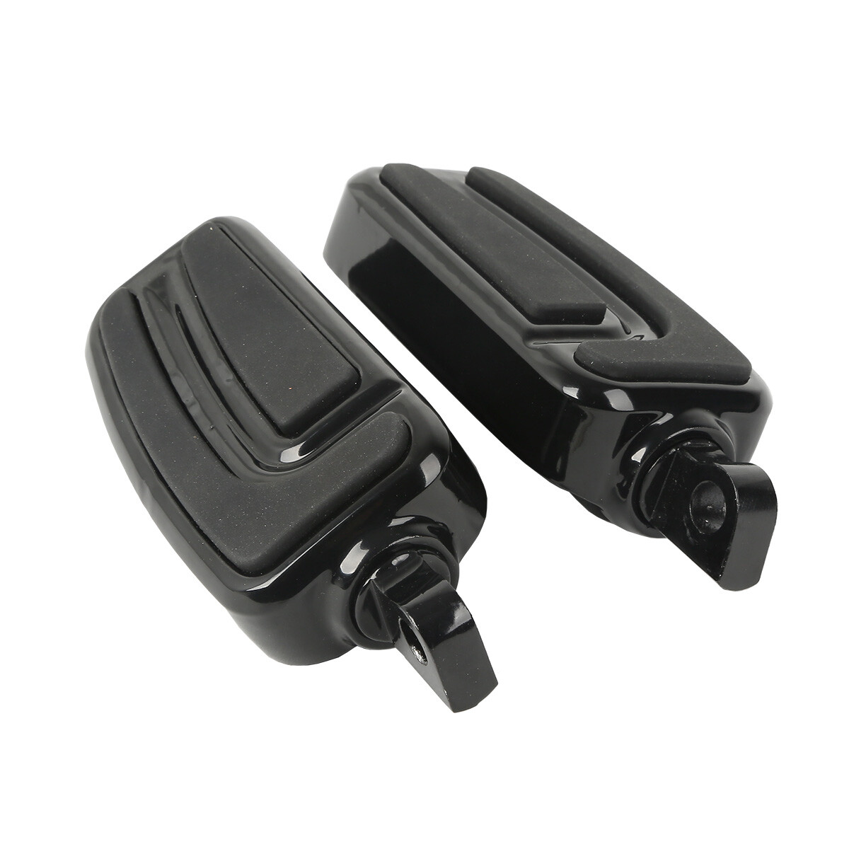 Universal 10mm Male Mount-Style Footpegs Fit For Harley Touring Road King Glide
