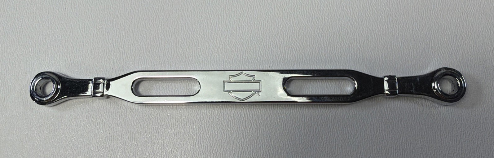 Harley Davidson Gear Shift Linkage Silver Chrome Bar Shield Logo 2006 BAR ONLY