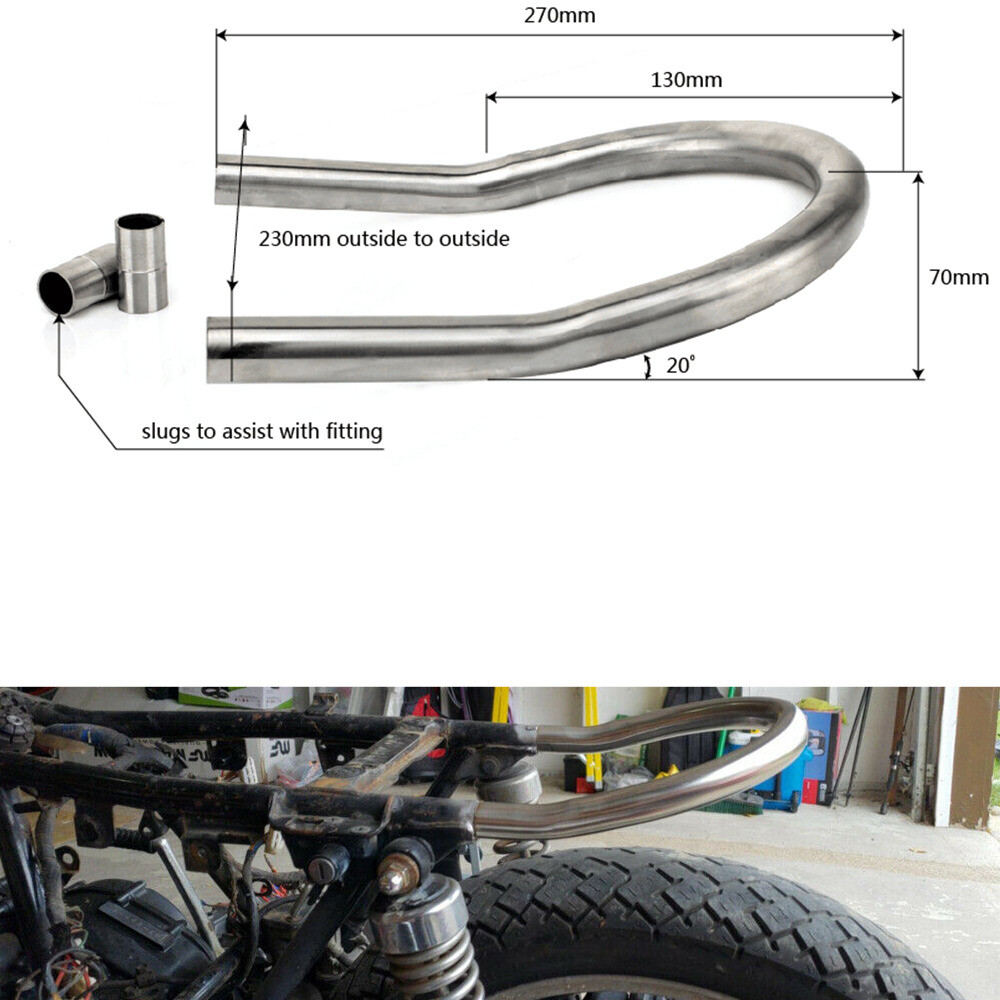 230mm Cafe Racer Bobber Frame Hoop Seat Loop for Suzuki GS 650 750 850 GS1100