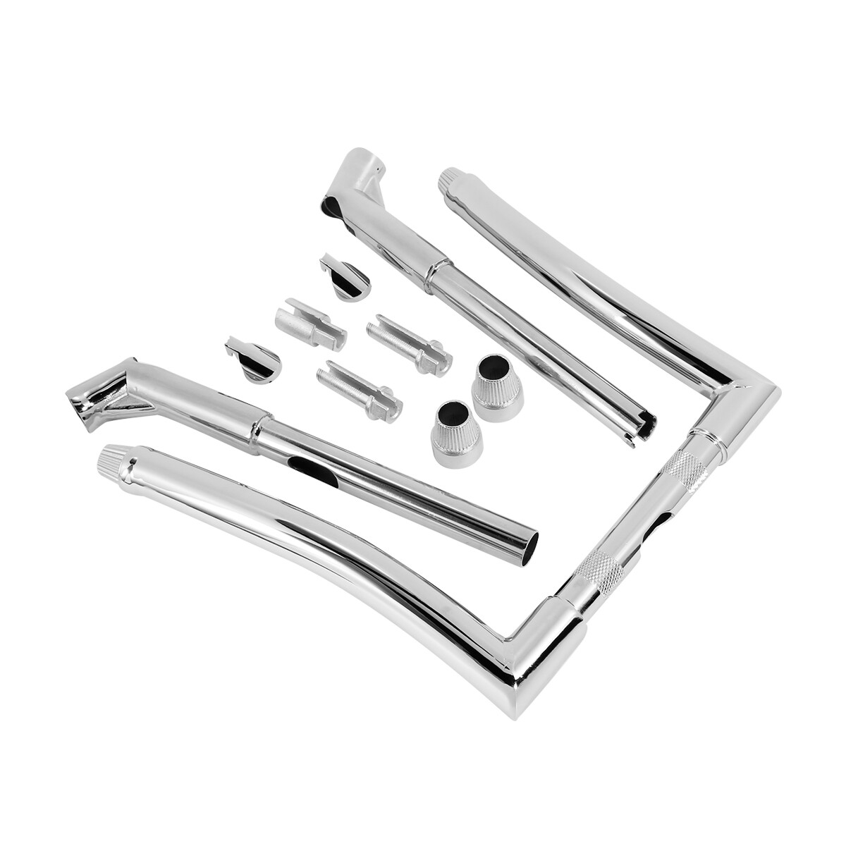 Chrome 14″ Rise Adjustable Ape Handlebar Fits For Harley Sportster Road King