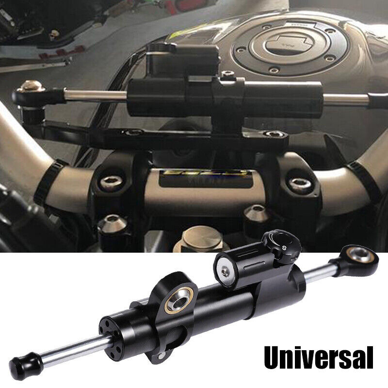CNC Steering Damper Stabilizer For Harley Dyna Softail Road King Street Glide US