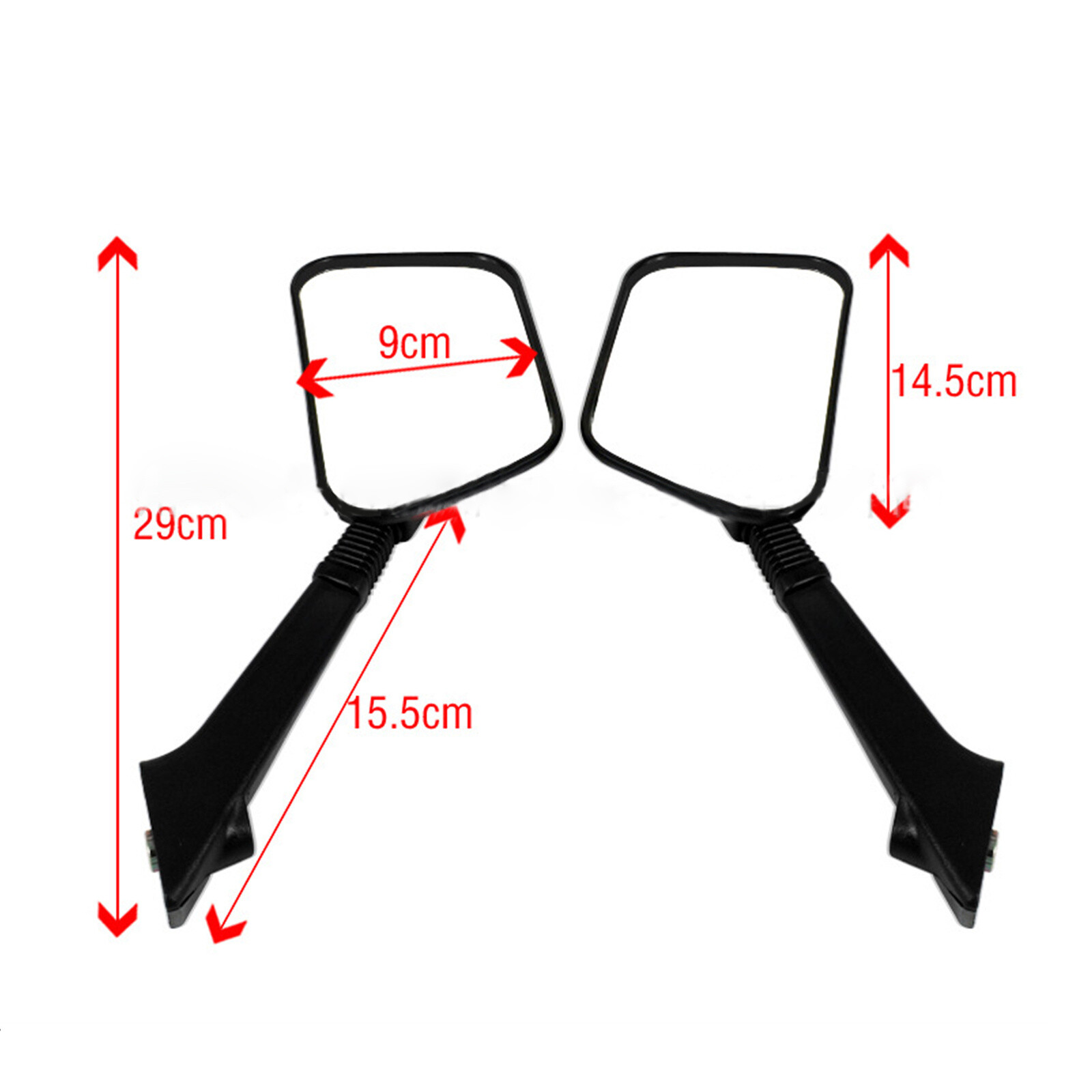 1Pair CF80 CH80 NH80 CH125 CH150 CH150D DELUXE Rearview Mirrors For Honda Elite