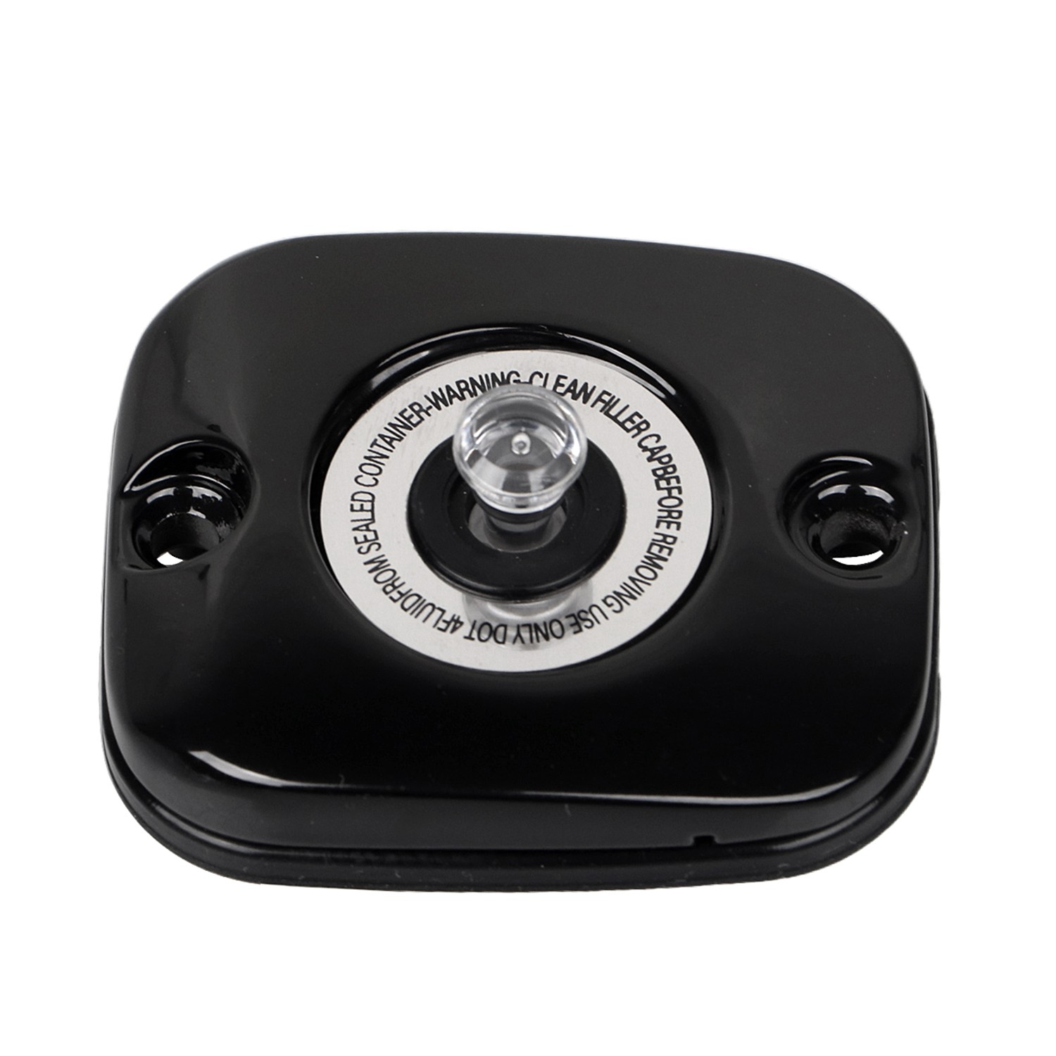 Gloss Black Front Brake Master Cylinder Cover For Harley Dyna Softail Springer