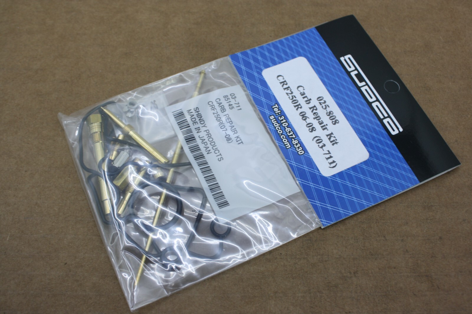 2007 2008 HONDA CRF250R CARB KIT CARBURETOR REPAIR SET SHINDY MADE IN JAPAN