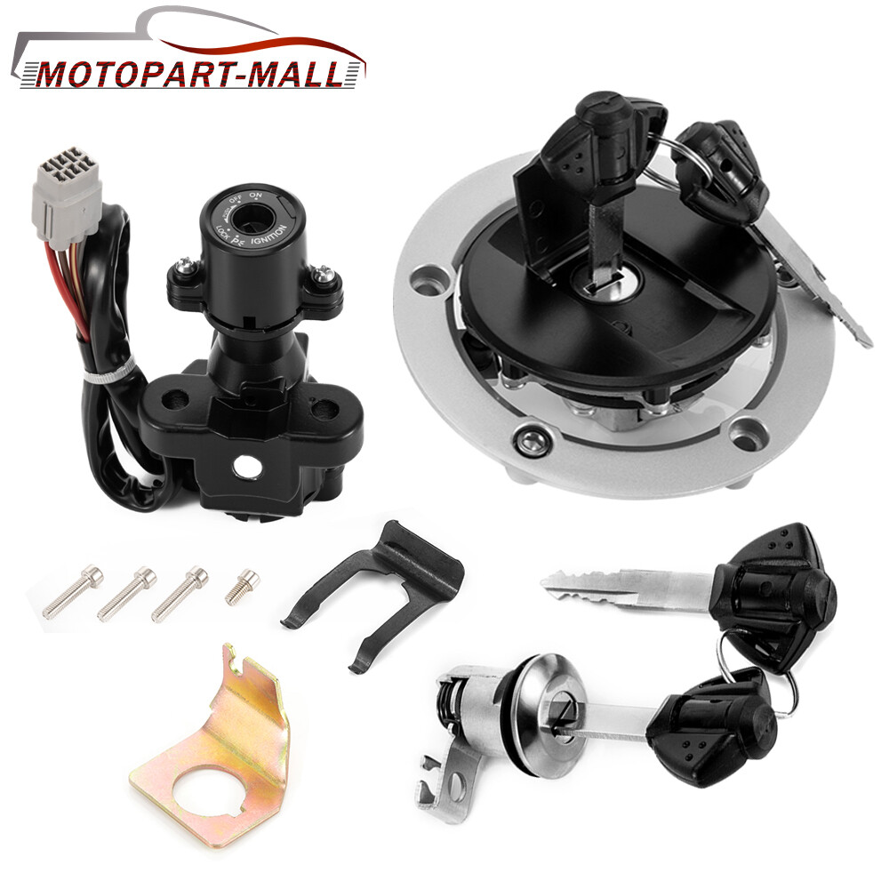 Ignition Switch Fuel Gas Tank Cap Lock Key For Suzuki GSXR600 750 1000 2005-18