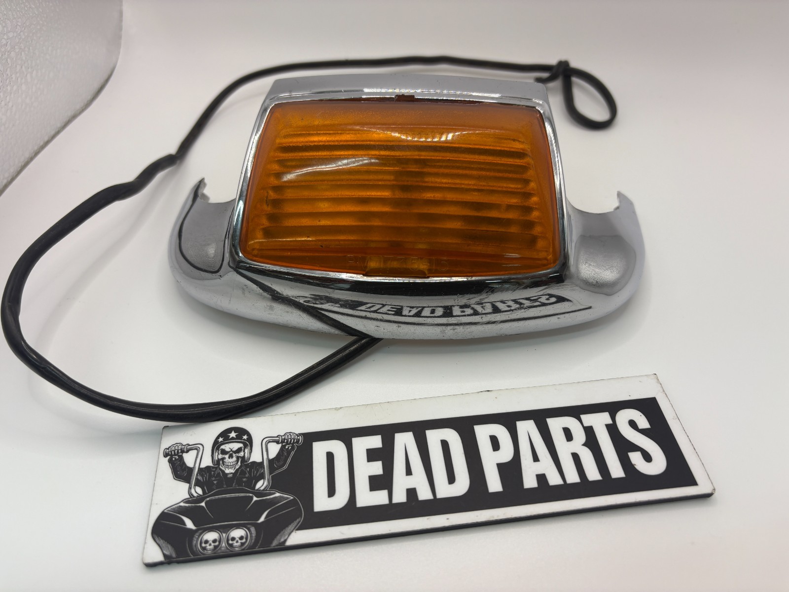 Harley front fender FL tip bumper light lamp LooK FLST FLHT FLHR