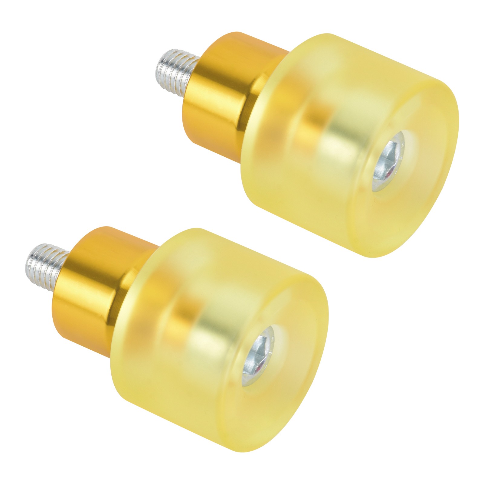Yellow Crash Bar Guard End Ball Protective Sliders Engine Guard M12 For Harley
