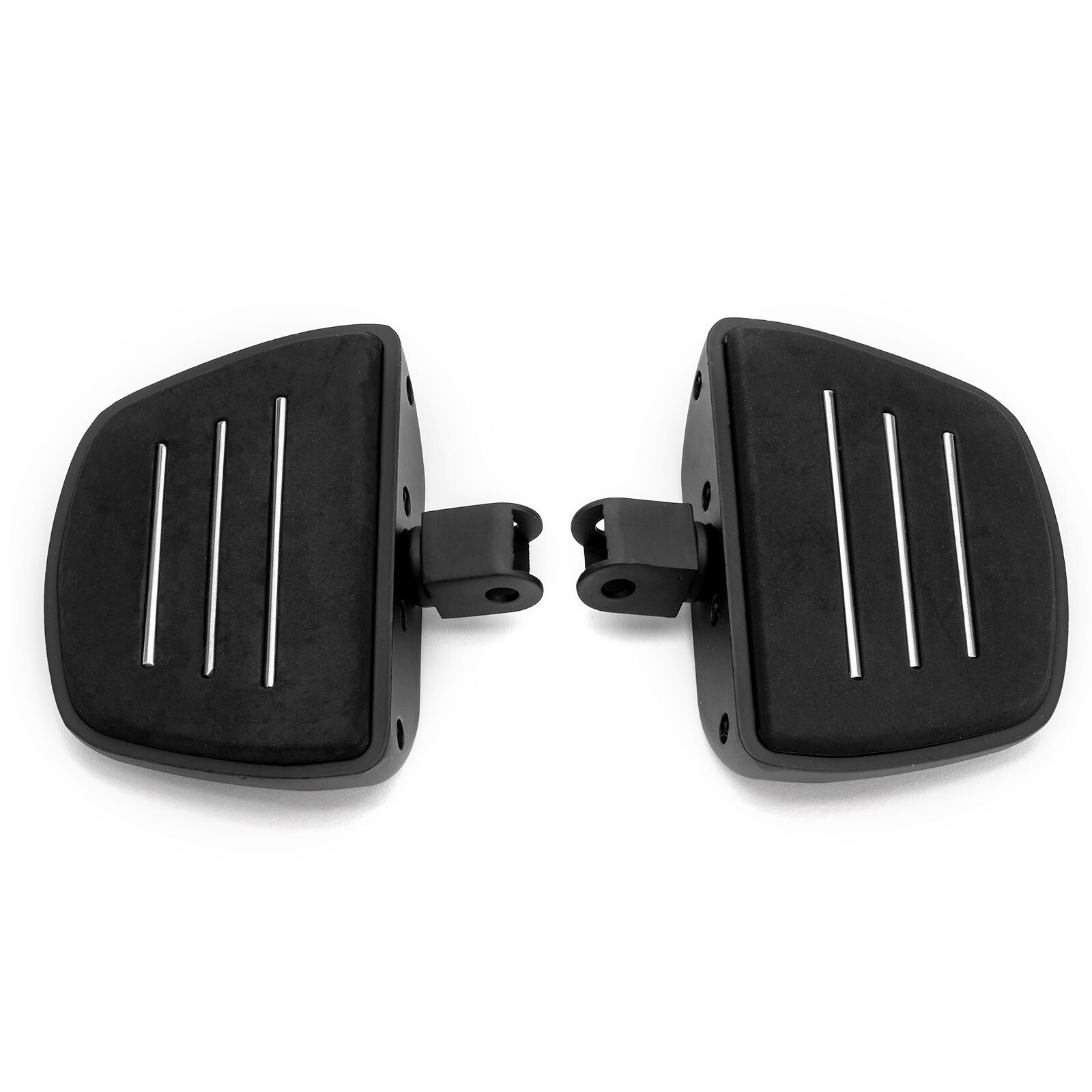 Krator Black Mini Board Floorboards Footpegs for Honda Cruiser Motorcycles