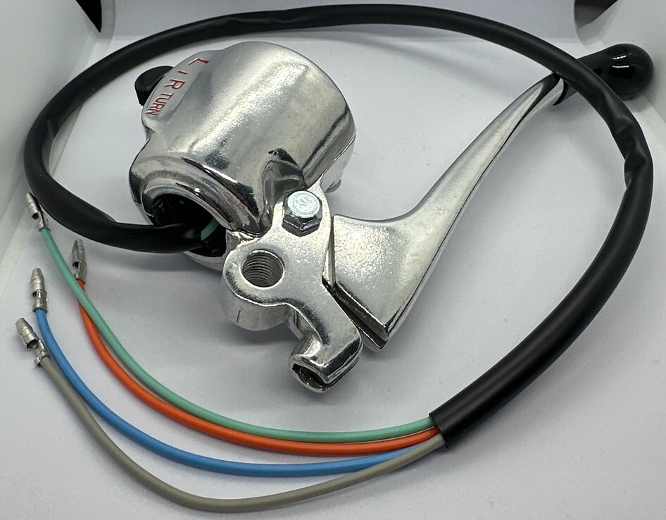 LEFT HAND HANDLEBAR CONTROL SWITCH W/LEVER TURN SIGNAL AND HORN BUTTON CT90 ST90