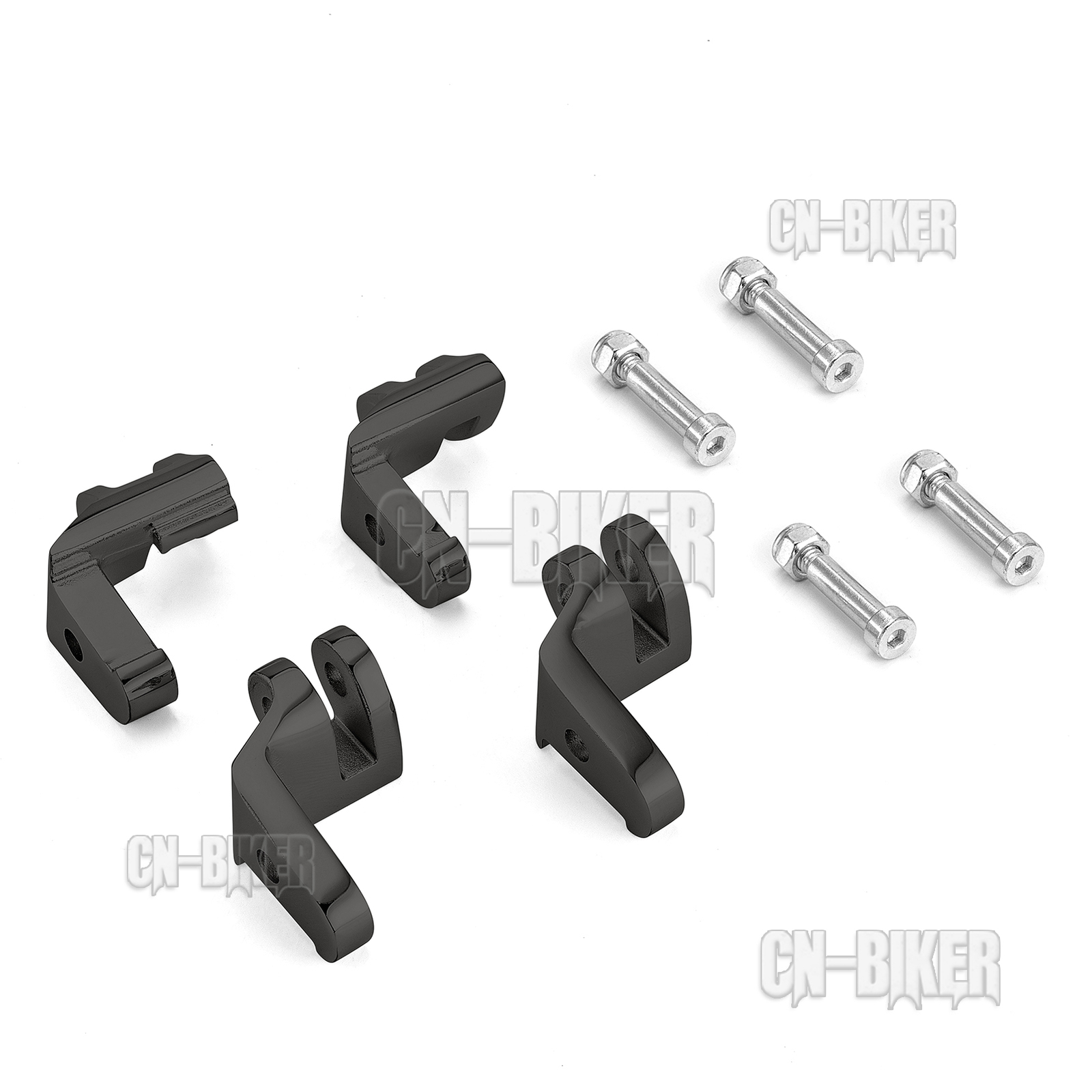 Driver Floorboard Relocation Brackets For H-D Electra Glide Road King Tri Glide
