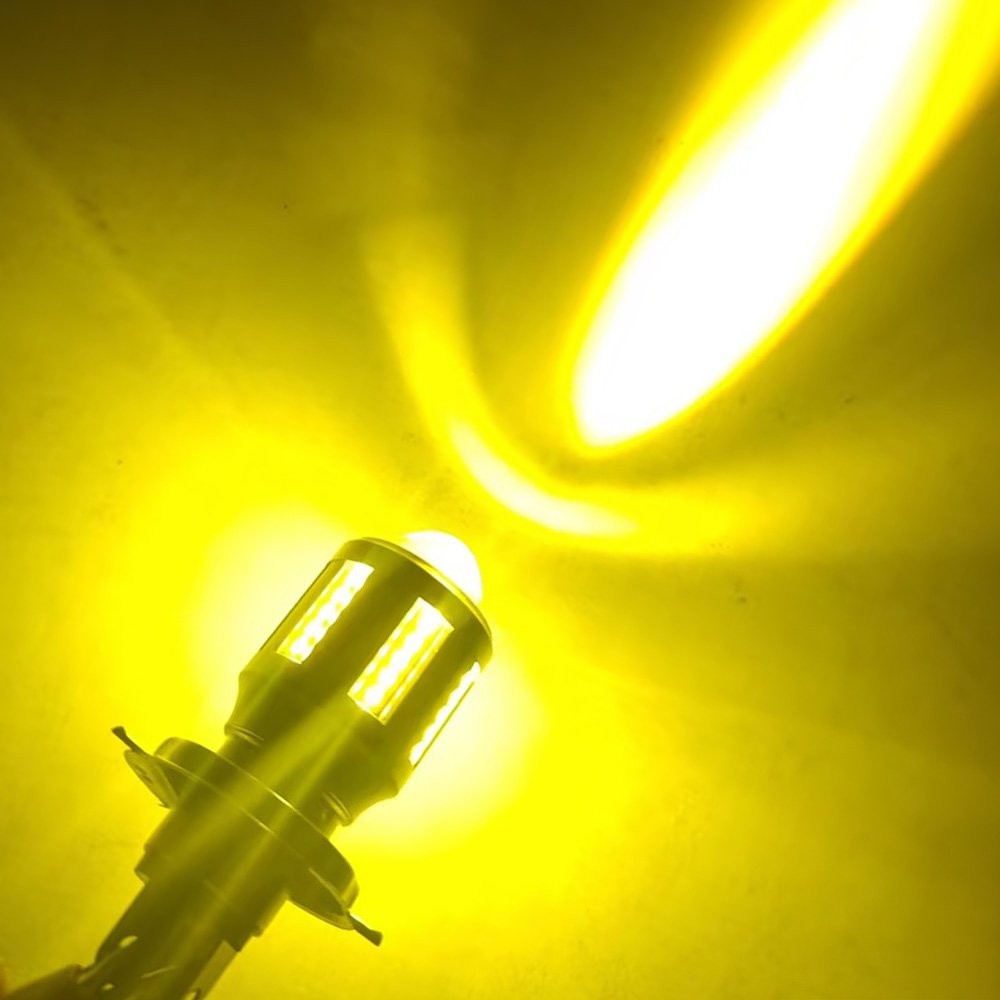 Motorcycle LED 6000K H4 Headlight LED High/Low Beam Lamp White Amber Bulb 1-10X