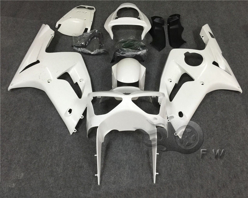ABS Unpainted Drilled Fairing Kit Bodywork fit for KAWASAKI Ninja ZX6R 2003 2004