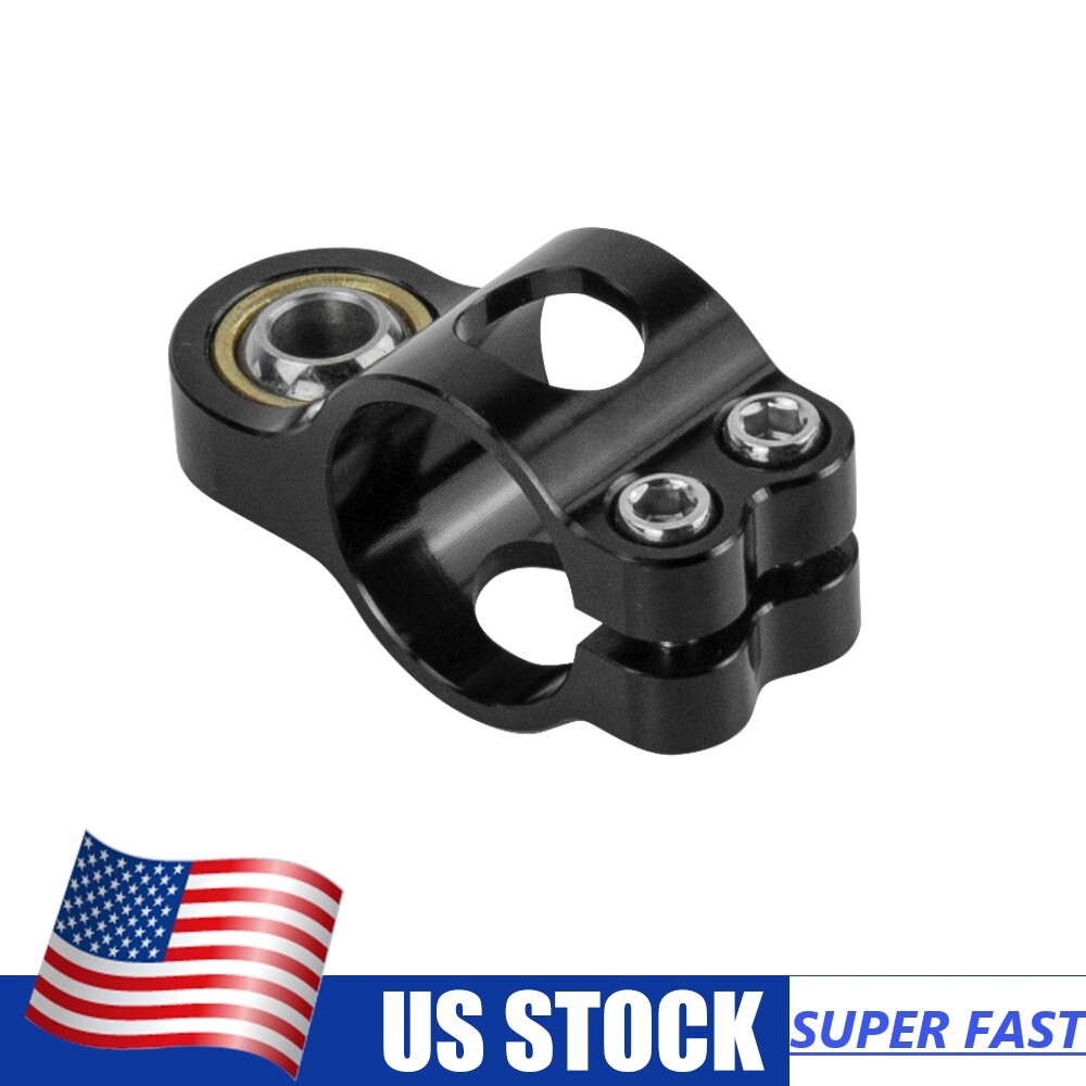 Black Brackets Steering Stabilizers Damper Clamps Racing Sport Bike 25mm / 1″ US