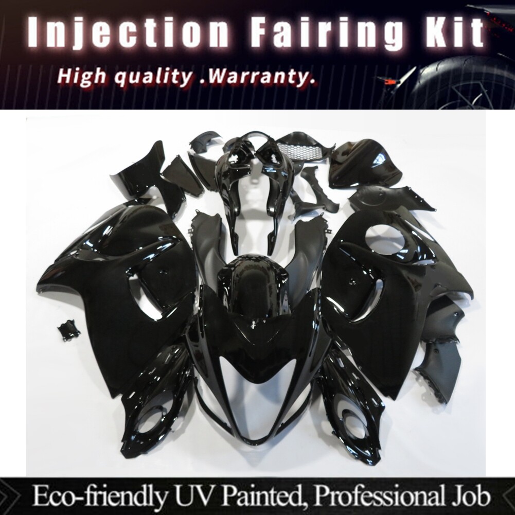 Gloss Black ABS Fairing Kit Bodywork Set For Suzuki Hayabusa GSX1300R 2008-2020
