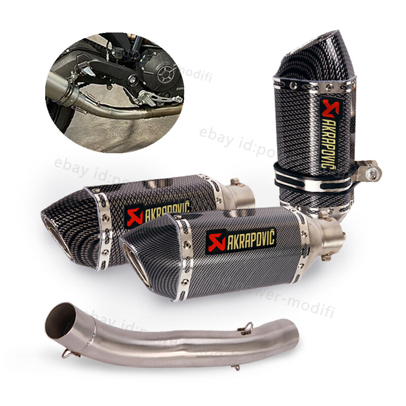 For Ducati Monster 797 2017-2023 Exhaust Muffler Mid Link Pipe Scrambler 800 821