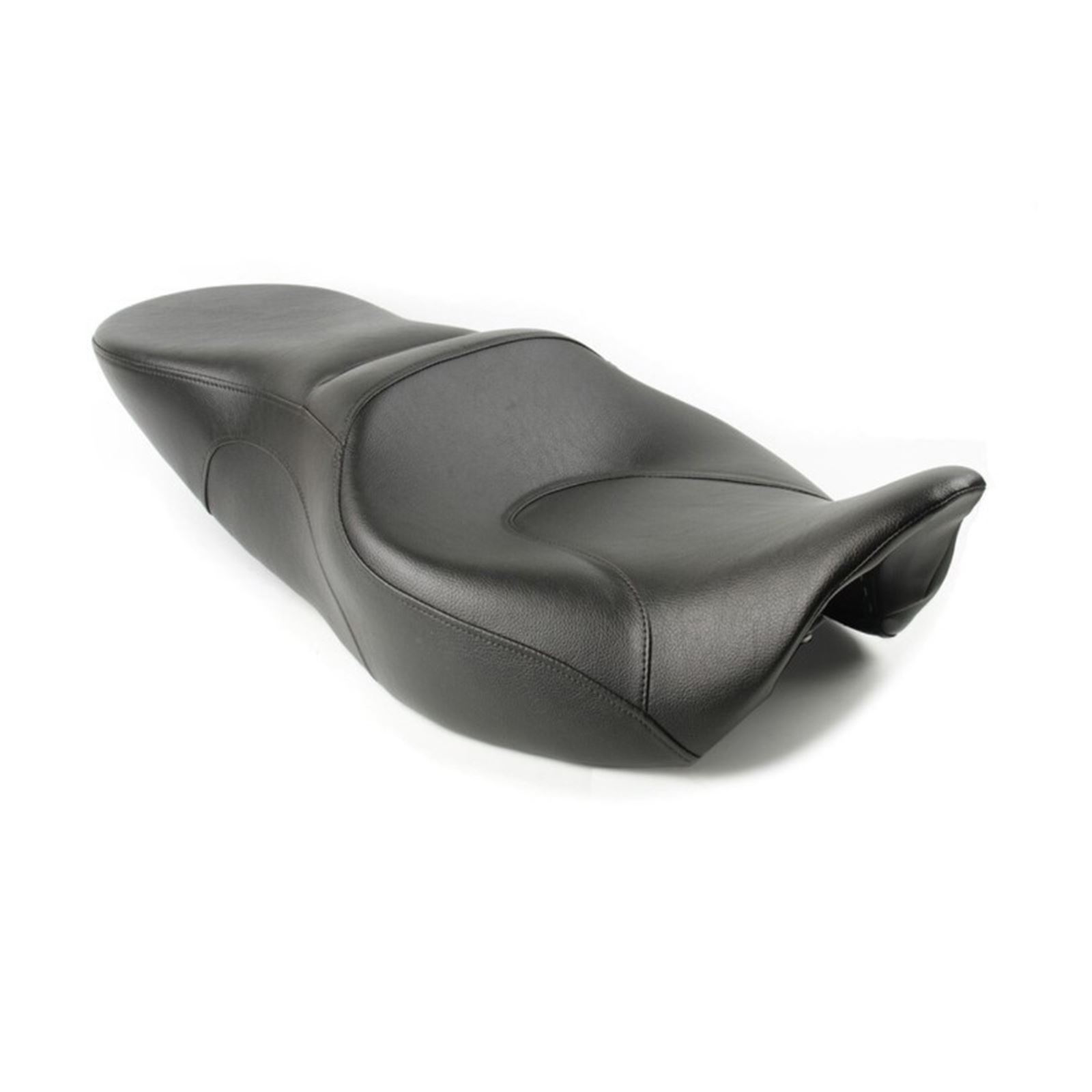 Two-Up City Seat Low – Topstitch Badlands Black fits Harley FLH/FLT SHD-1905-80