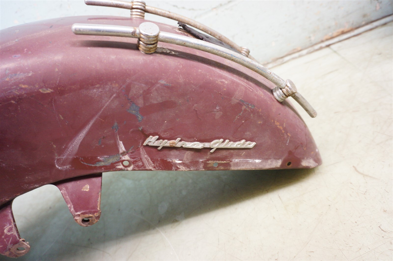 Harley One Year Only Front Fender Panhead Hydra Glide 1949 OEM *2825