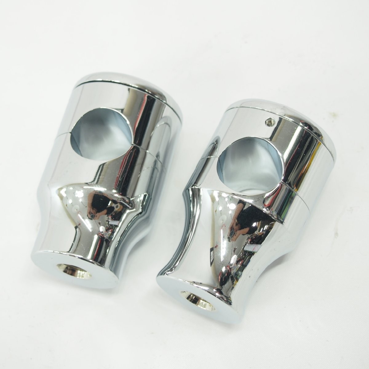 Harley Neo Factory 2″ Glamorous Riser Chrome Handlebar Post Softail Dyna