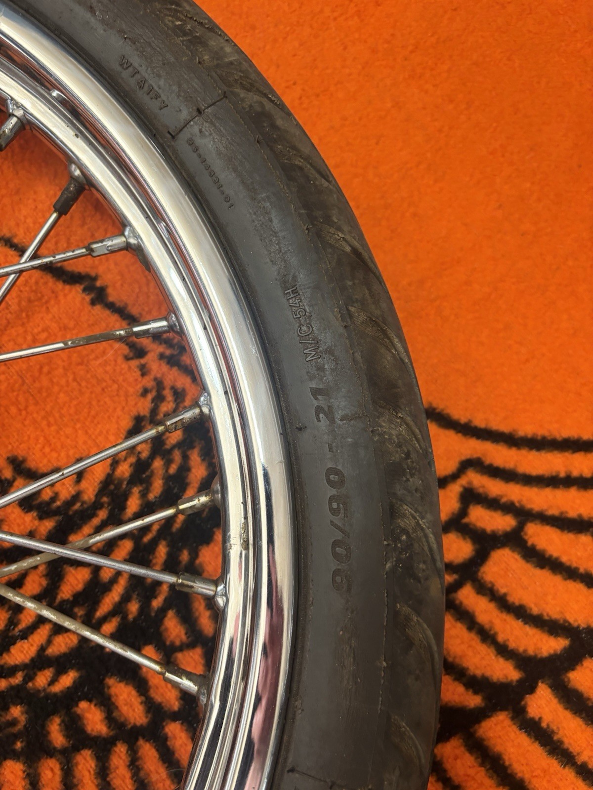 Harley Davidson / Chopper ETC 21 X 2.15 Front Wheel Spoked