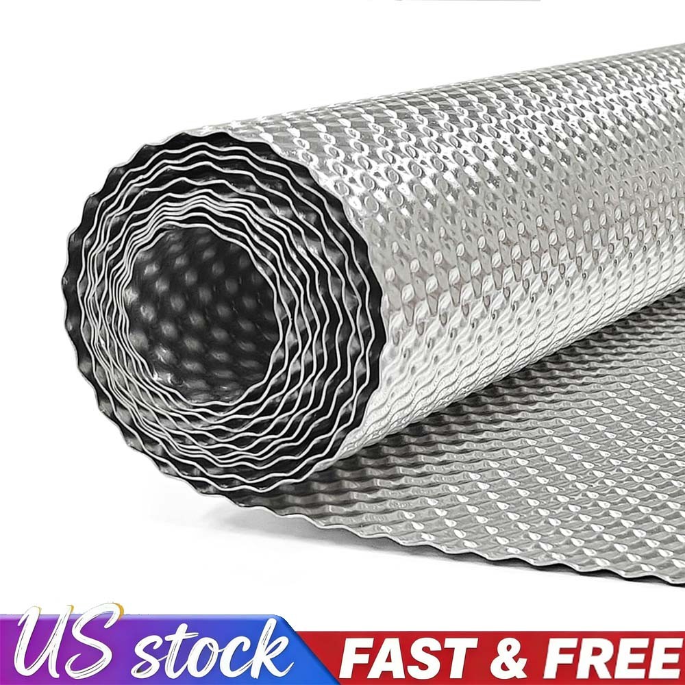 Exhaust Heat Shield Automotive Embossed Aluminum 20″x28″ Muffler Shield/Wrap US