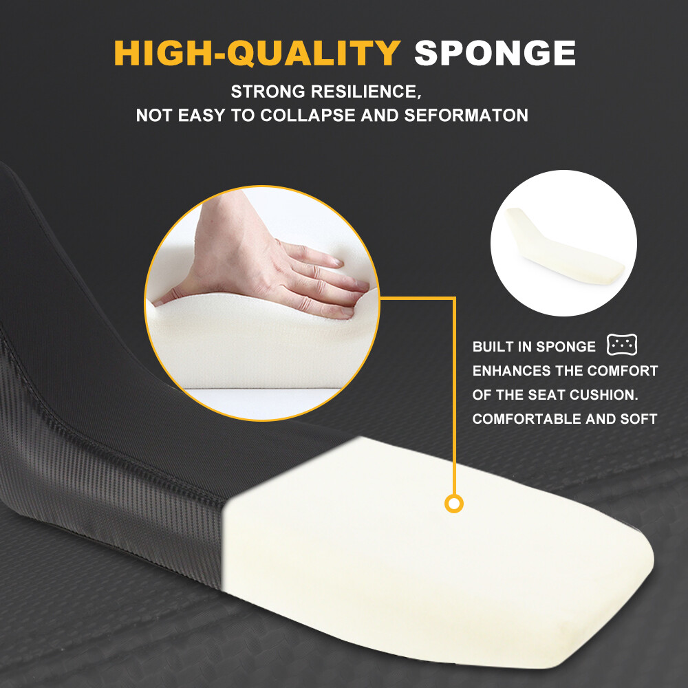 Fit For Kawasaki KLX250/S/SF 2009-2020 Lower Seat Cover And Foam Sponge Kit