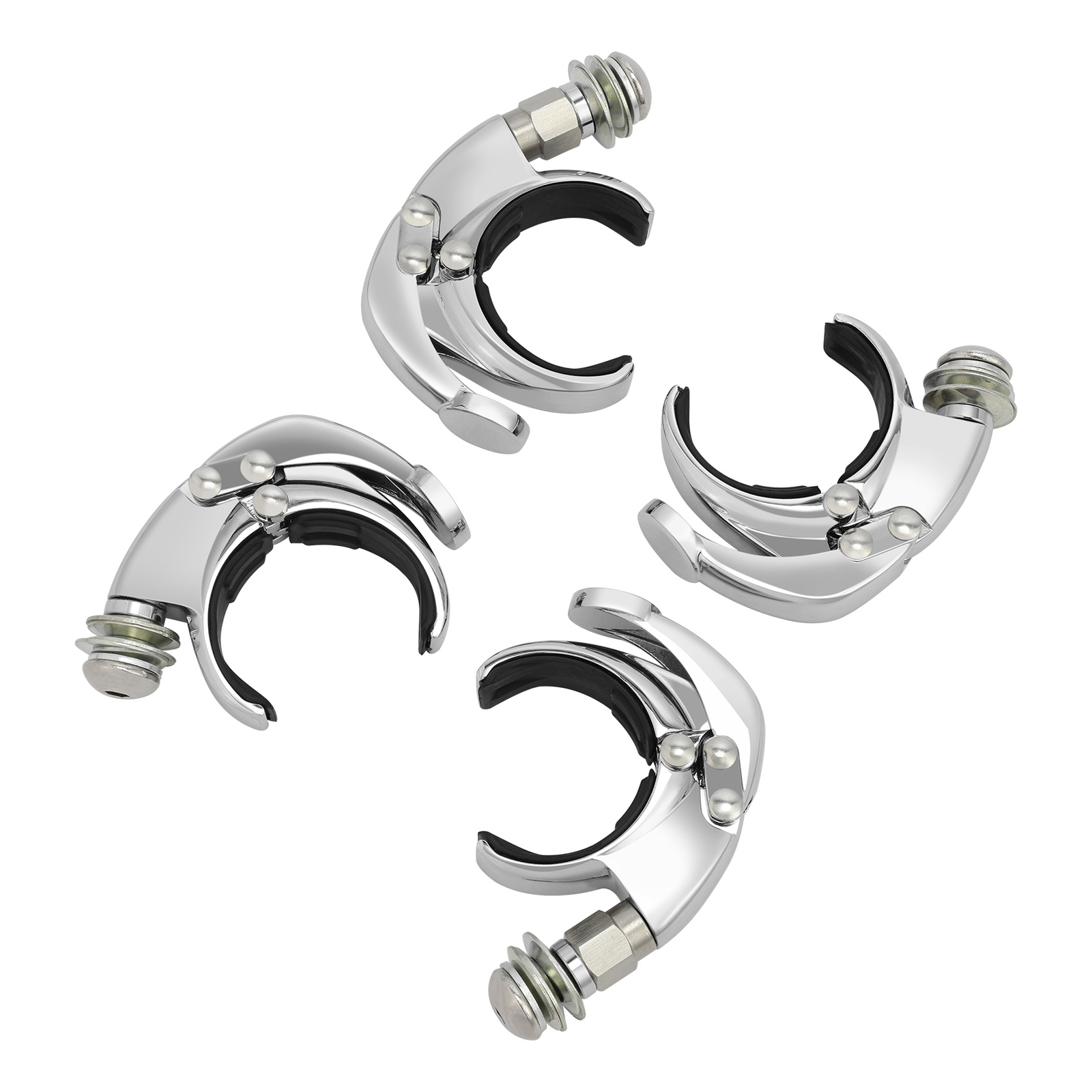 54mm 56mm Quick Release Windshield Clamps For Harley Sportster S RH1250S 21-24