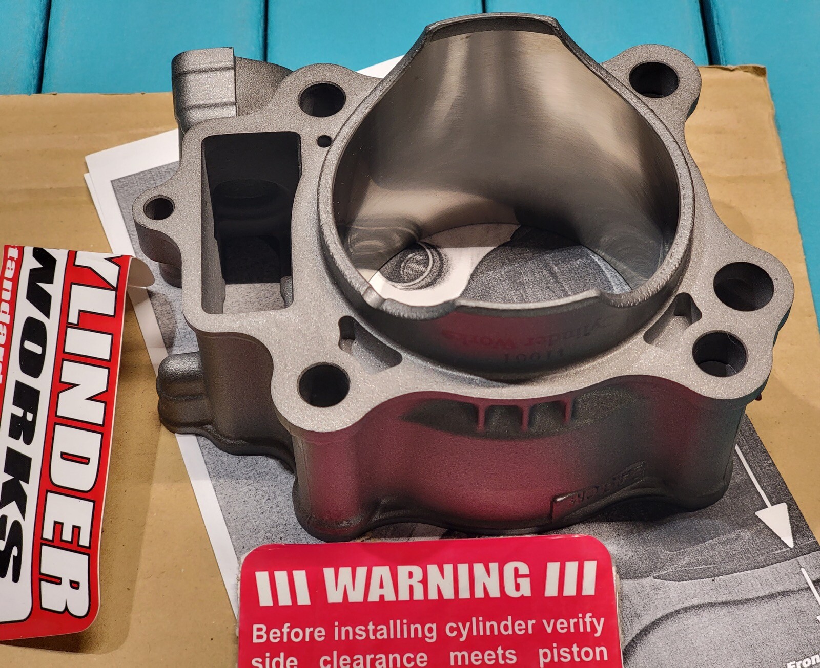 Cylinder Works +3mm Big Bore Bare Cylinder Honda CRF 250R 2004-09 / 250X 2004-17