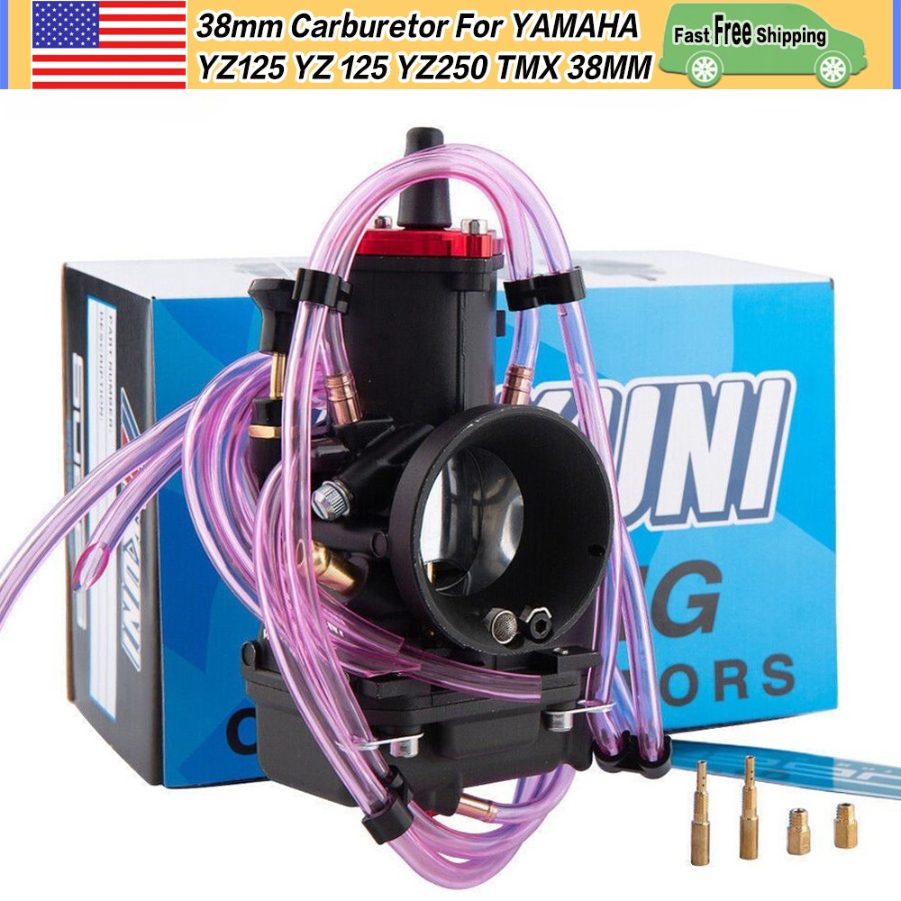 KTM38 38mm Carburetor For YAMAHA YZ125 YZ 125 YZ250 TMX 38MM Mikuni Carb Black