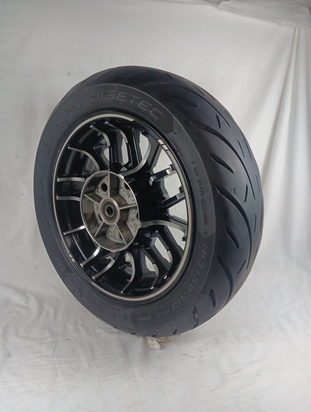 INDIAN 20 CHALLENGER 16×5 CONTRAST REAR WHEEL RIM/METZELER 180/60 R15 M/C80H