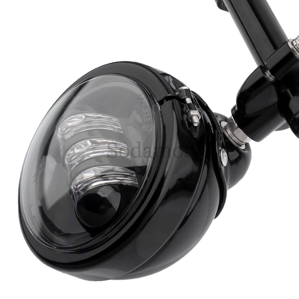 4.5″ Motorcycle LED Passing Driving Light Spot Cold White Fog Lamp For Honda ATV