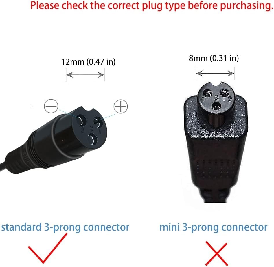 24V 1.5A Replace Charger Compatible with Razor MX350 Dirt Bike, Electric Scoo…