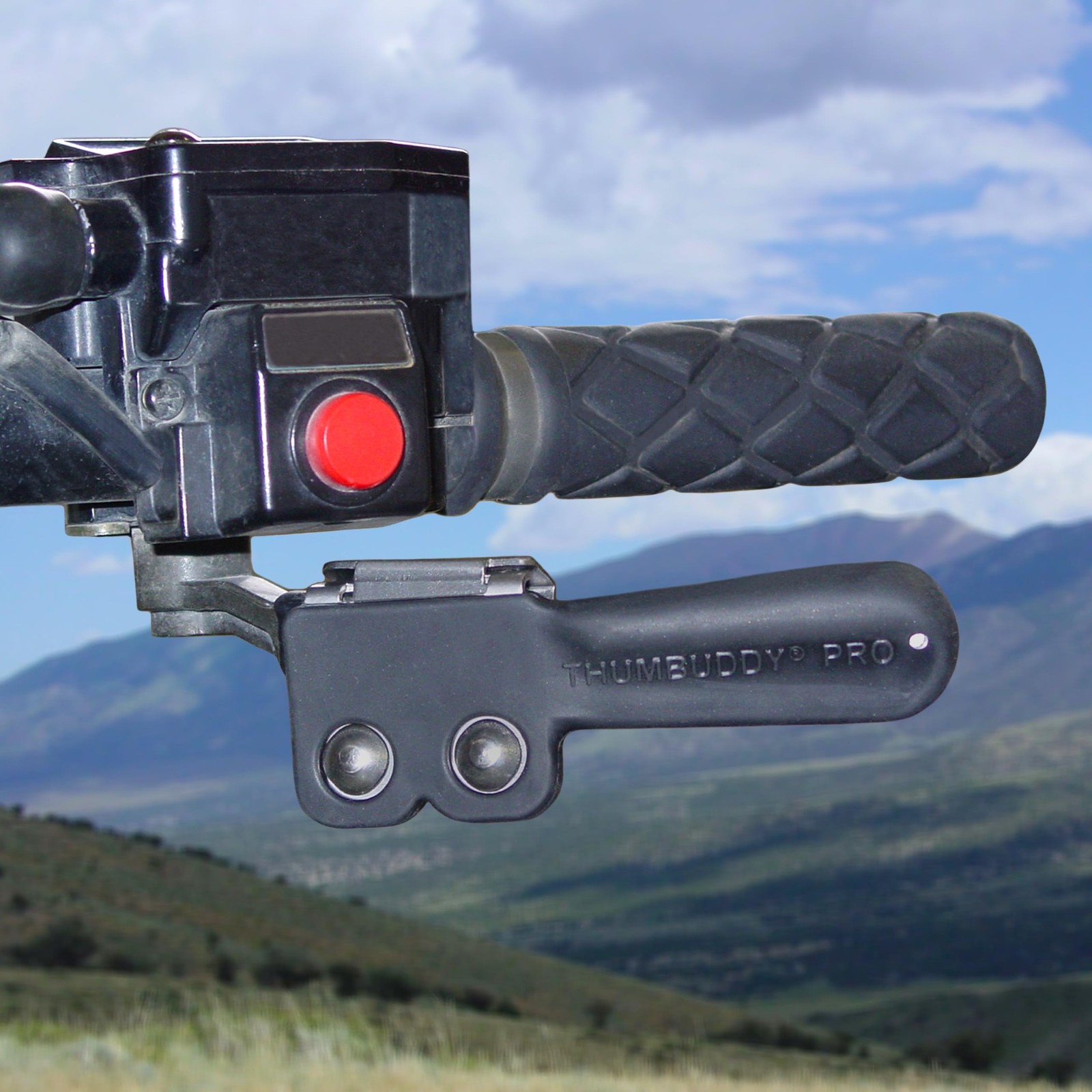 Thumbuddy Pro ATV Throttle Extender – Model TB2 black One Size,